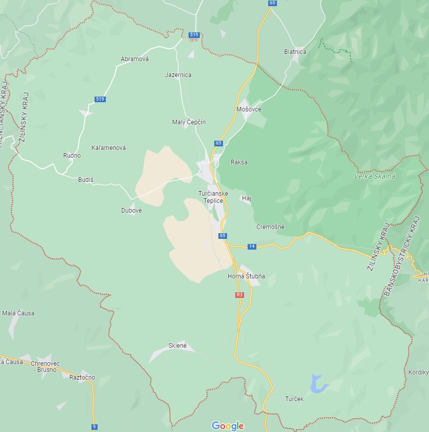 Okres Turčianske Teplice